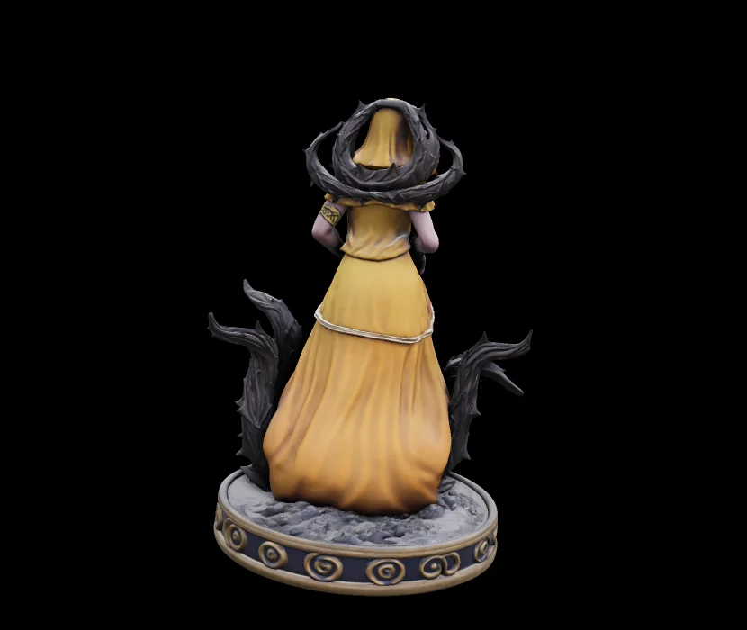 3D модель Принцесса Проклятых - 3D Модель - фото 2