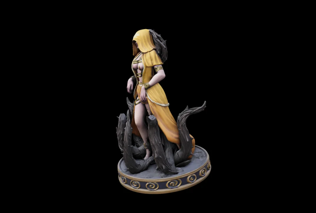 3D модель Принцесса Проклятых - 3D Модель - фото 3