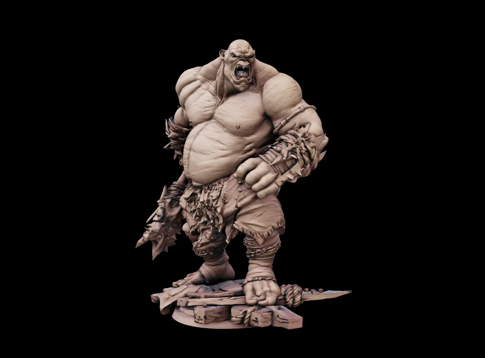 3D модель Модель огра Knut - фото 1