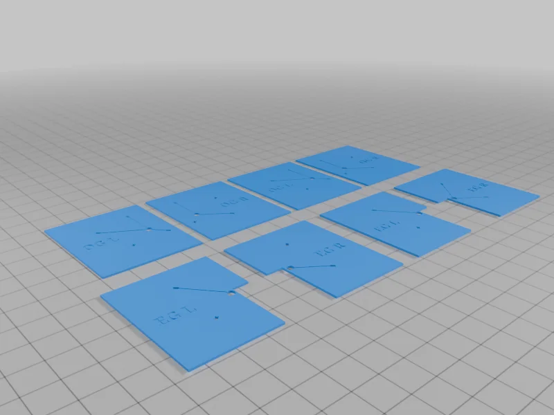 3D модель 4-ех квартирный дом в масштабе 1:160 - фото 4