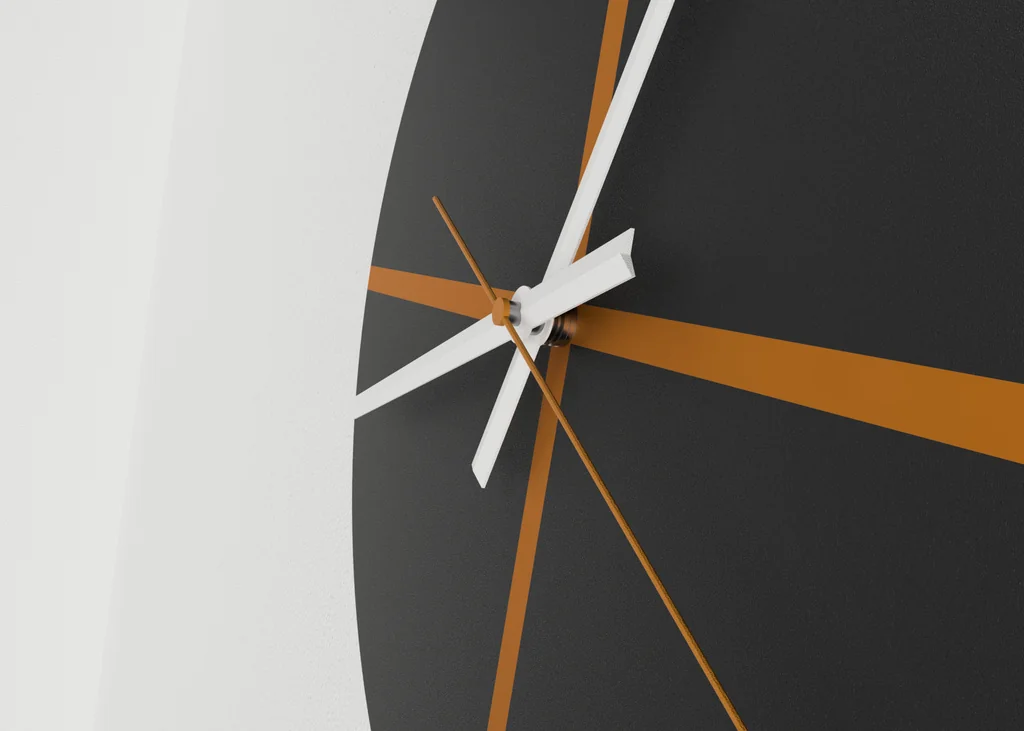 3D модель Минималистичные настенные часы для 3D печати - фото 2