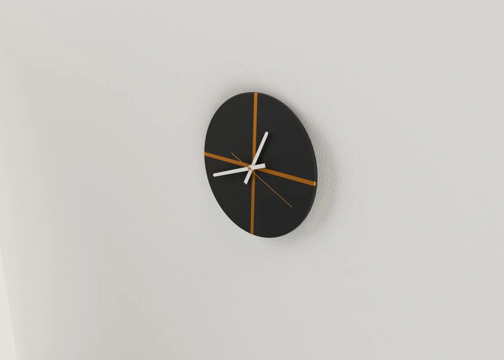 3D модель Минималистичные настенные часы для 3D печати - фото 4
