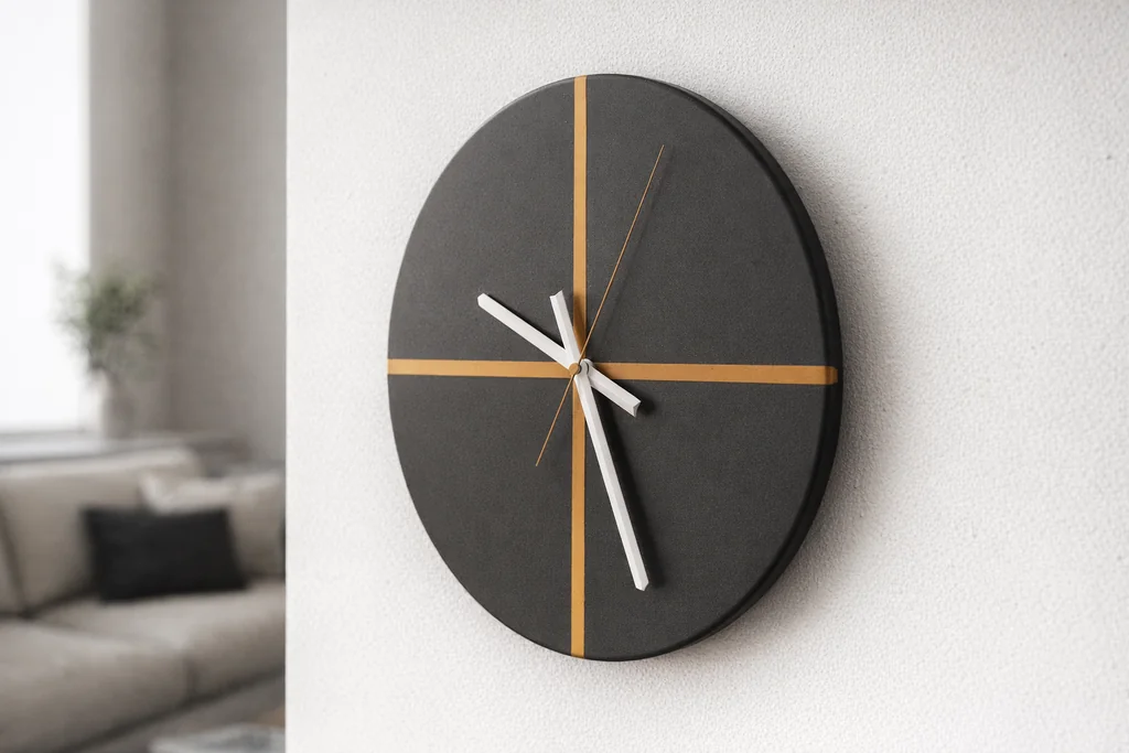 3D модель Минималистичные настенные часы для 3D печати - фото 9