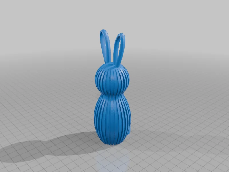 3D модель Современные декоративные пасхальные кролики без поддержки - фото 7
