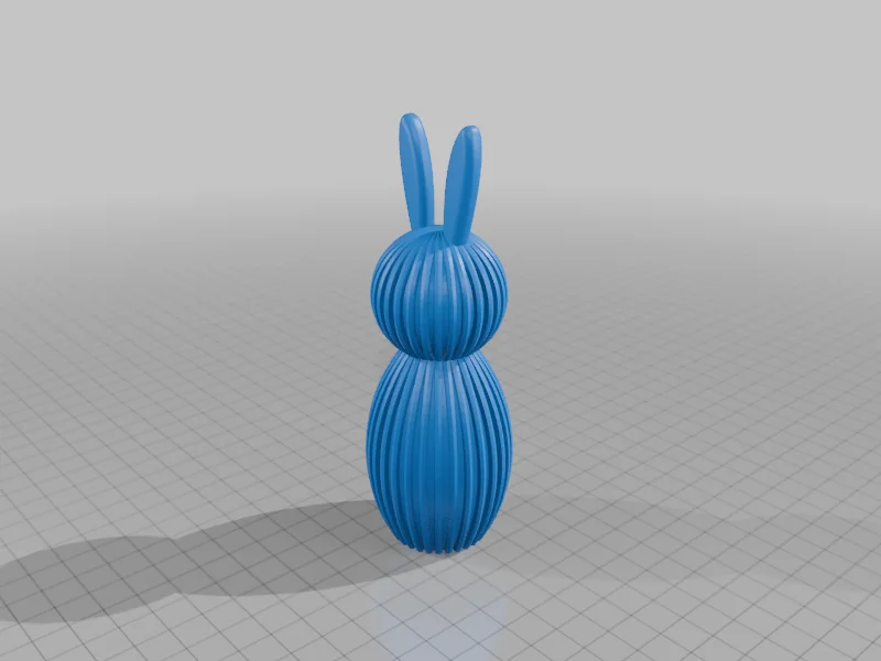 3D модель Современные декоративные пасхальные кролики без поддержки - фото 9