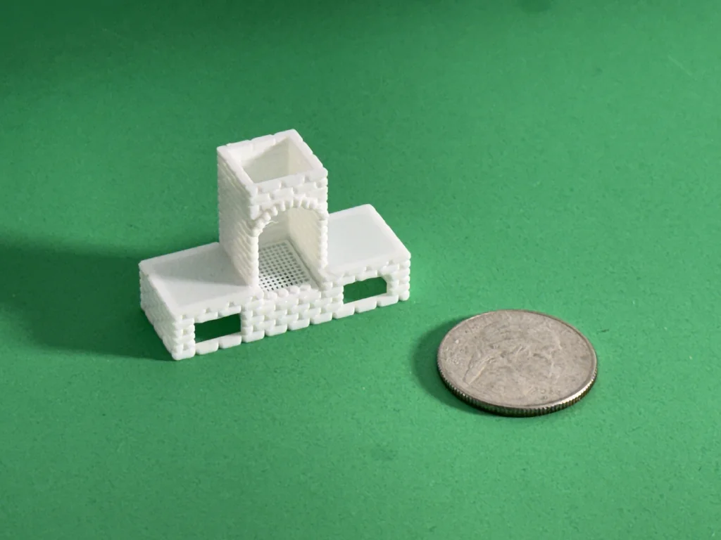 3D модель Модель кирпичного барбекю в масштабе 1:87 - фото 5