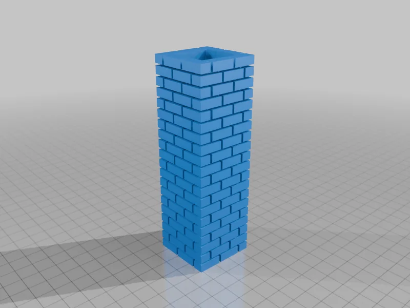 3D модель Модель кирпичного барбекю в масштабе 1:87 - фото 8