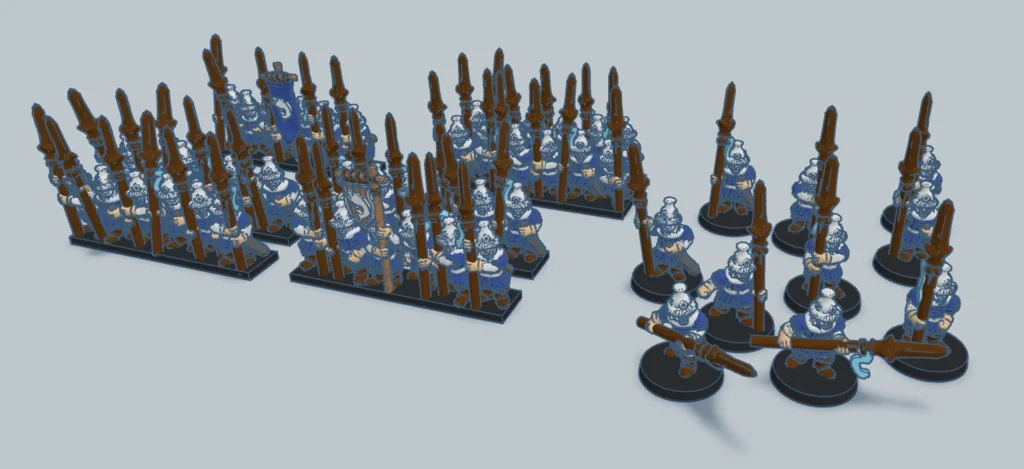 3D модель Охранник Озерного Городка 10мм - фото 1