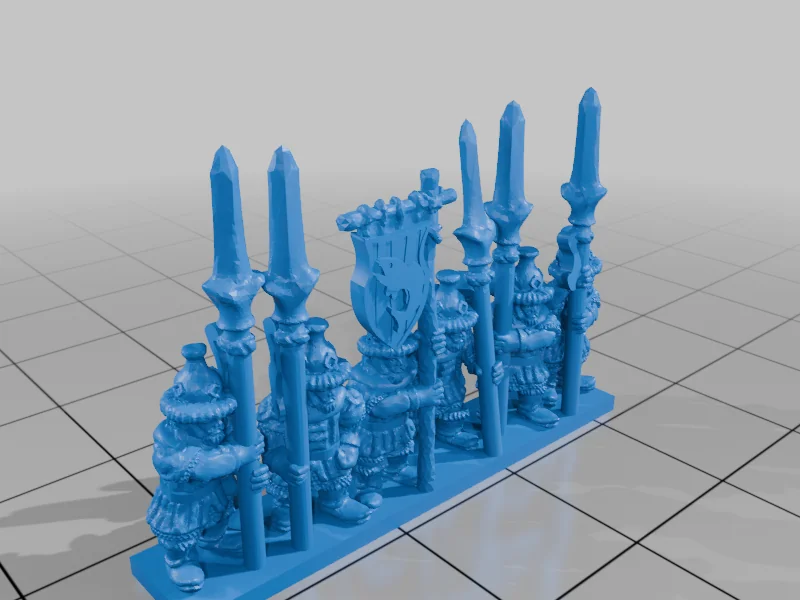 3D модель Охранник Озерного Городка 10мм - фото 6