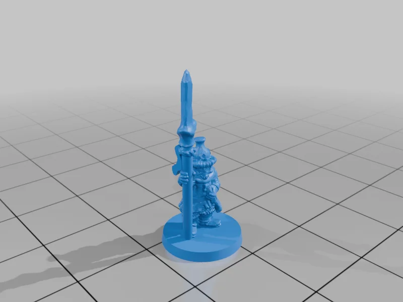3D модель Охранник Озерного Городка 10мм - фото 9