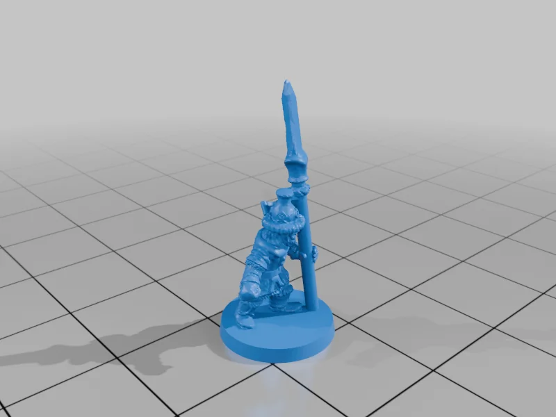 3D модель Охранник Озерного Городка 10мм - фото 10