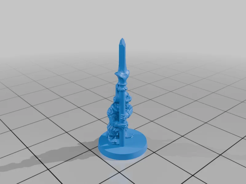 3D модель Охранник Озерного Городка 10мм - фото 11