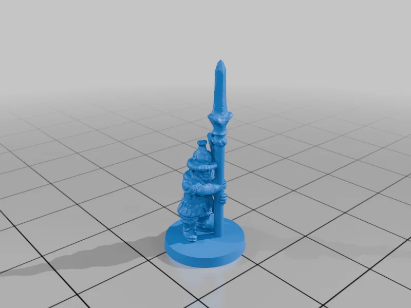 3D модель Охранник Озерного Городка 10мм - фото 13