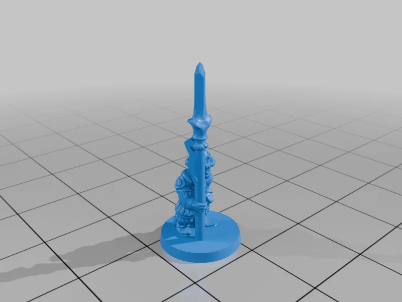 3D модель Охранник Озерного Городка 10мм - фото 15