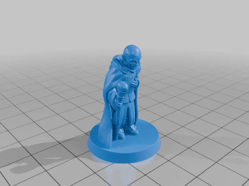 3D модель Миниатюра слуги вампира без поддержки - фото 3