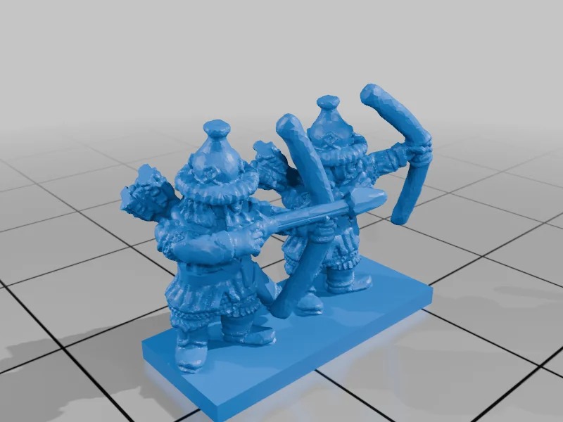 3D модель Лучники Лейк-Таун 10мм - фото 2