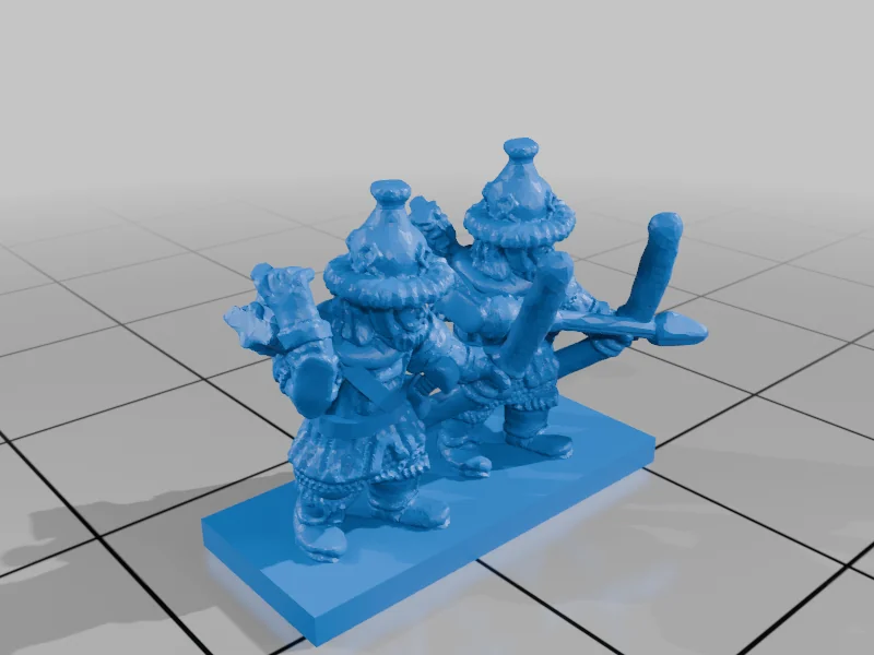 3D модель Лучники Лейк-Таун 10мм - фото 3