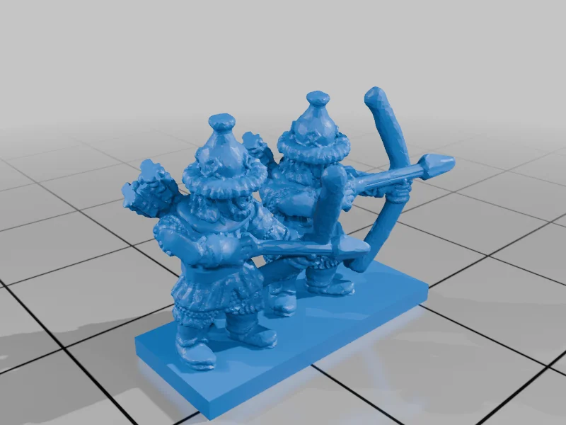 3D модель Лучники Лейк-Таун 10мм - фото 6