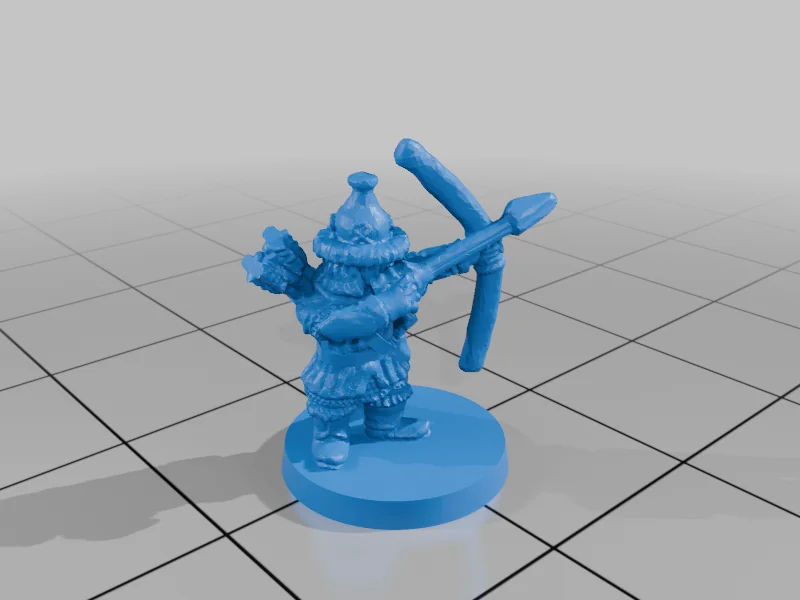 3D модель Лучники Лейк-Таун 10мм - фото 11