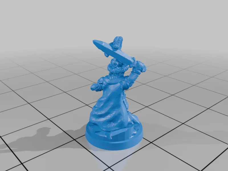 3D модель Командир озерного города 10мм - фото 2