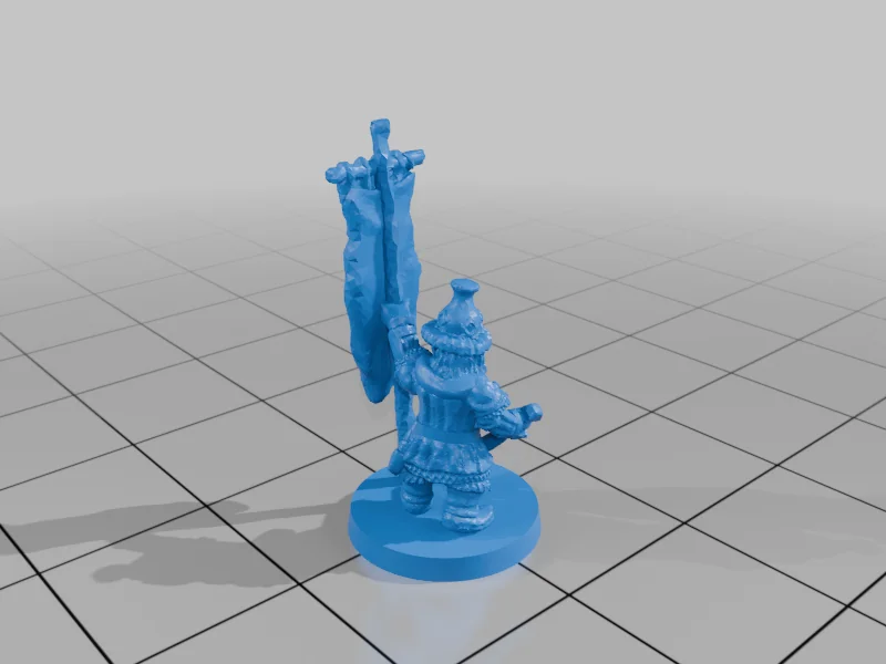 3D модель Командир озерного города 10мм - фото 3