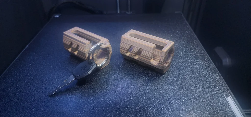 3D модель Компактный ключевой фиджет Bolt Action Mini - фото 5