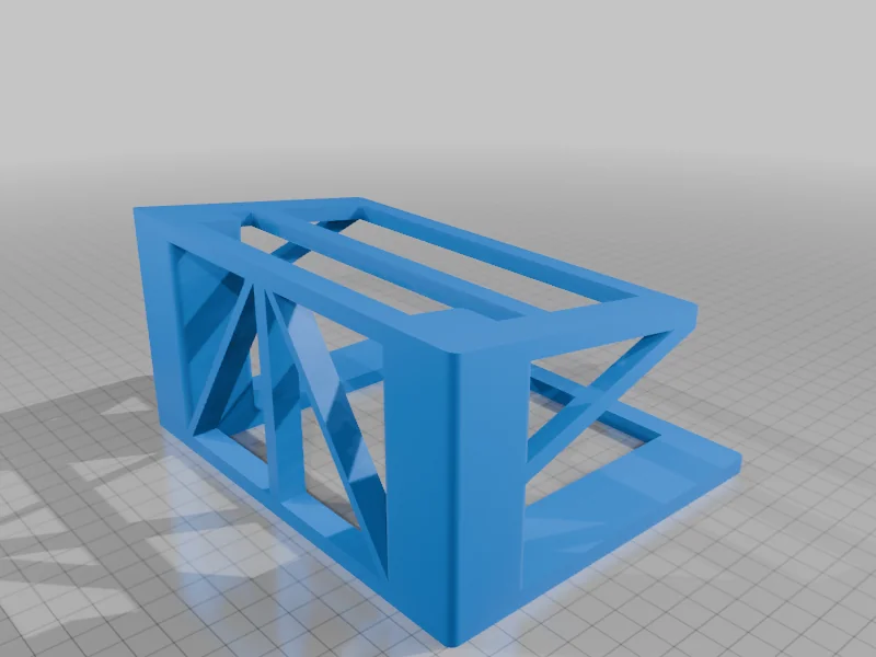 3D модель Подставка для педалей гитары/баса с местом снизу - фото 1