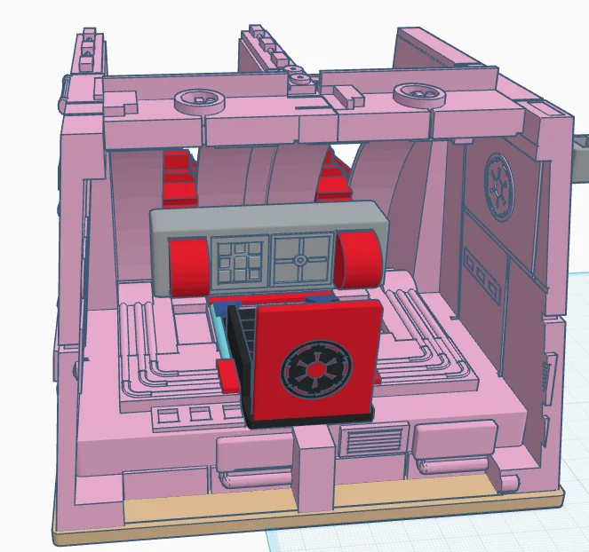3D модель Имперская крепость Star Wars 3.75" - фото 2