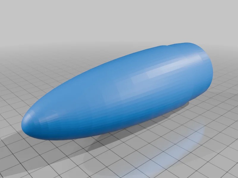 3D модель Модель ракеты из трубки от бумажных полотенец - фото 3