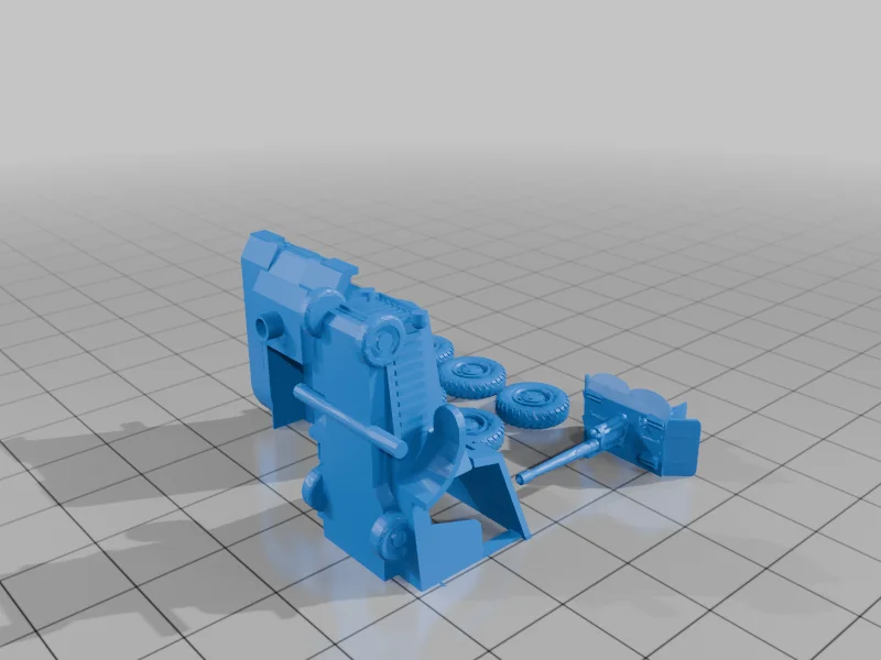 3D модель Модель Laffly W15 TCC - Анти-танковый трактор - фото 5