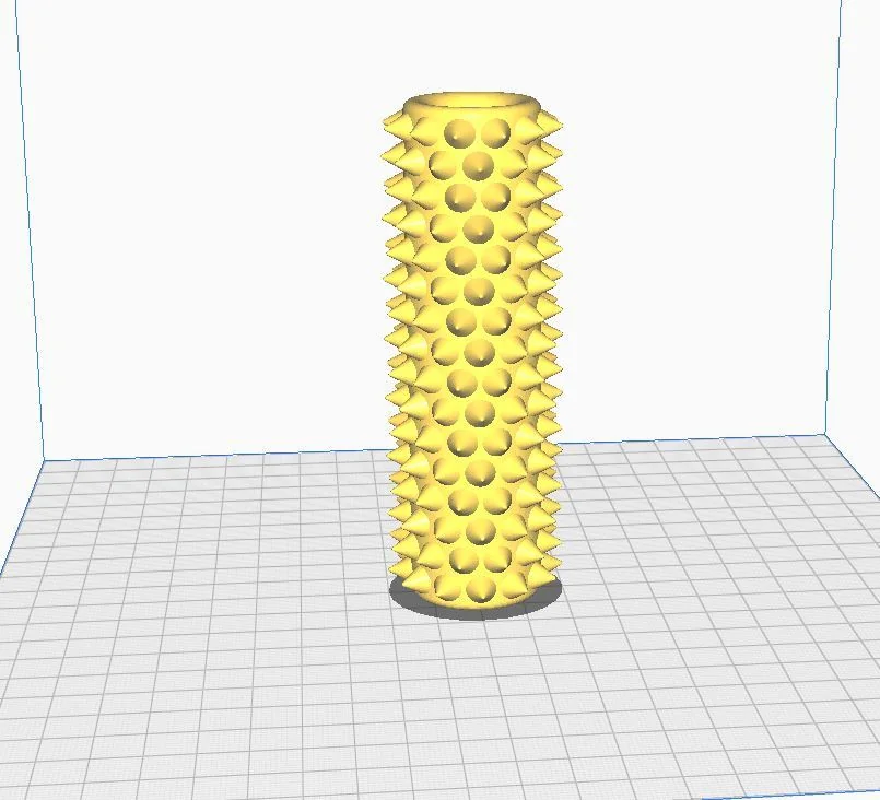 3D модель 3D модель шипованного ролика - фото 1