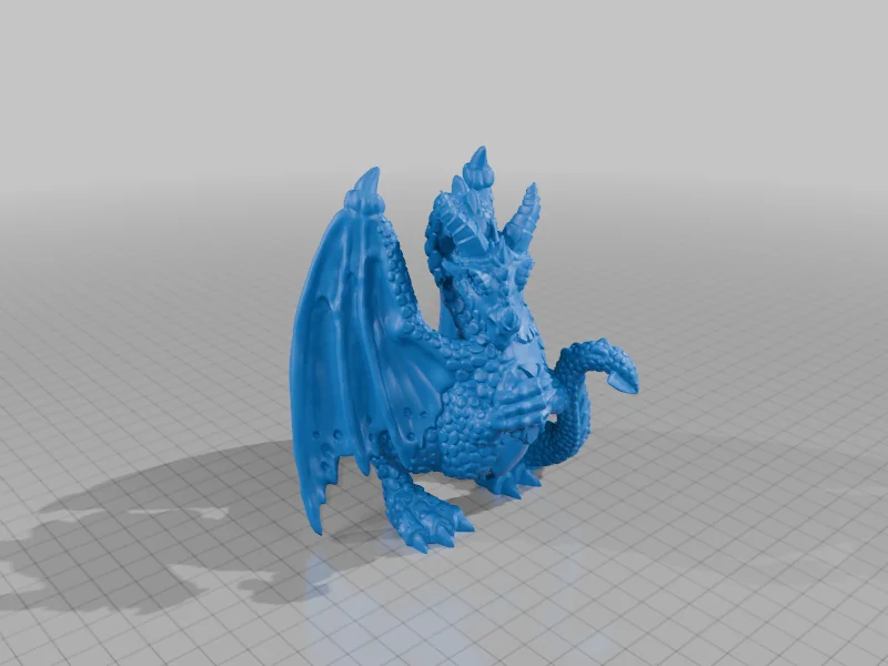 3D модель 3D-модель Дракона - фото 2