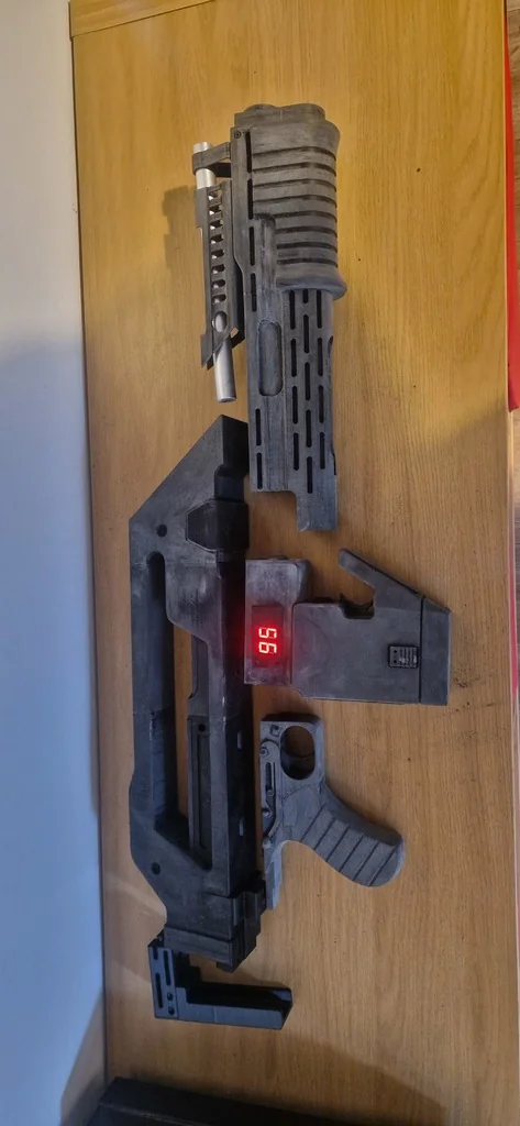 3D модель Полноразмерная модель M41a Pulse Rifle из Aliens - фото 3