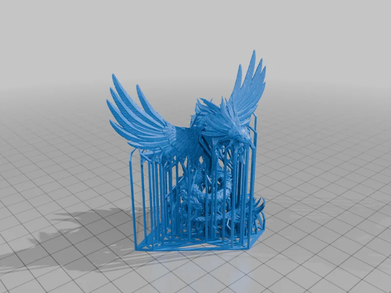 3D модель Миниатюра Quetz Coatl для настольных игр - фото 3