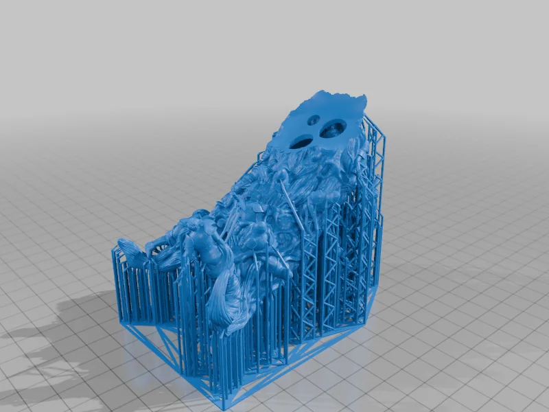 3D модель Миниатюра Warsworn для ролевых игр - фото 4