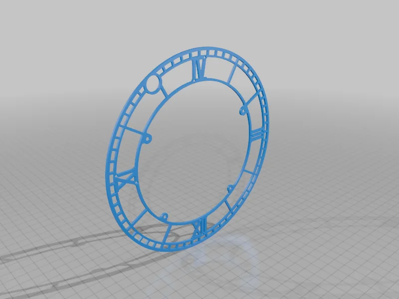 3D модель Настенные часы с анкерным механизмом и 8-часовым запасом хода - фото 11