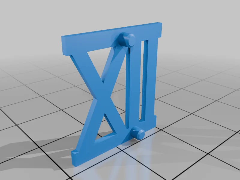 3D модель Настенные часы с анкерным механизмом и 8-часовым запасом хода - фото 20