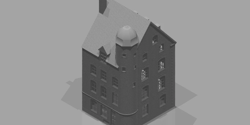 3D модель Модель дома 'Zum goldenen Apfelbaum' - фото 1