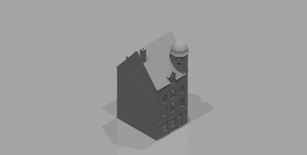 3D модель Модель дома 'Zum goldenen Apfelbaum' - фото 2