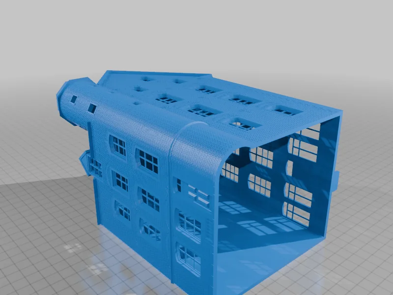 3D модель Модель дома 'Zum goldenen Apfelbaum' - фото 11