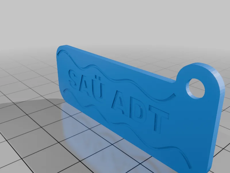 3D модель Ключница SAU-ADT с подписью Ататюрка - фото 2