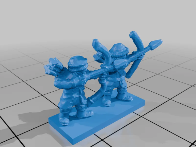 3D модель Лучники Лейк-Таун 10мм - фото 3