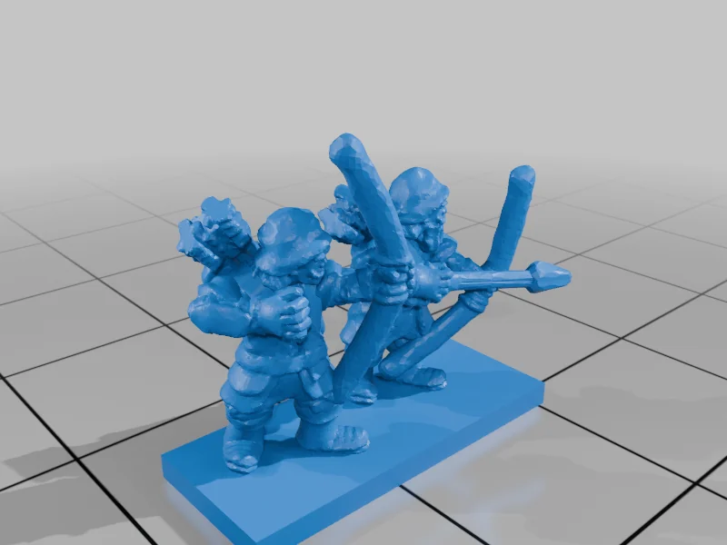 3D модель Лучники Лейк-Таун 10мм - фото 7