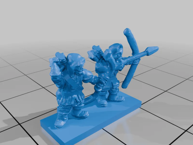 3D модель Лучники Лейк-Таун 10мм - фото 8