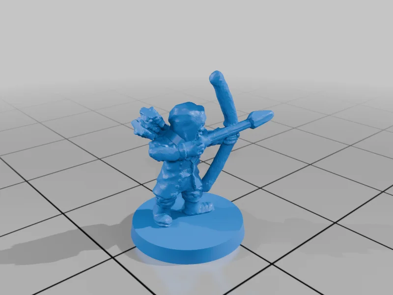 3D модель Лучники Лейк-Таун 10мм - фото 13