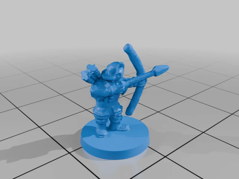 3D модель Лучники Лейк-Таун 10мм - фото 19