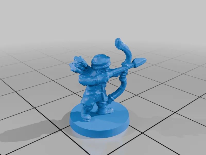 3D модель Лучники Лейк-Таун 10мм - фото 20