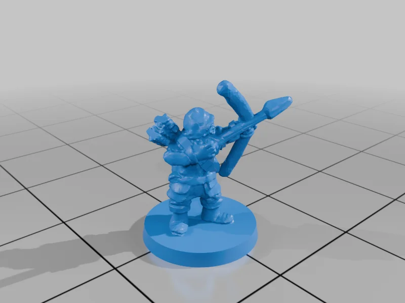 3D модель Лучники Лейк-Таун 10мм - фото 21