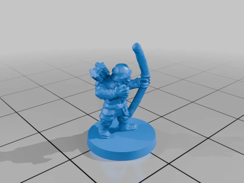 3D модель Лучники Лейк-Таун 10мм - фото 23