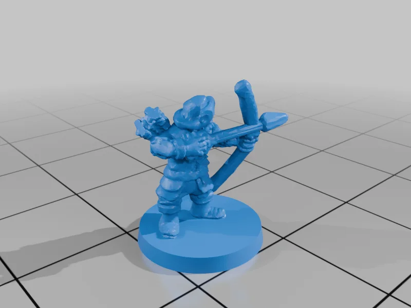 3D модель Лучники Лейк-Таун 10мм - фото 25